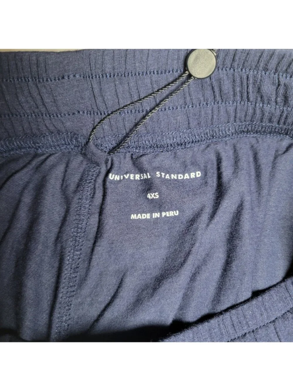 Universal Standard Navy Elastic Waist Pima Cotton Lounge Shorts Size 4XS (XS)